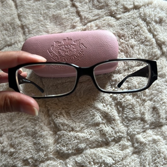 5/$35 Juicy couture prescription frames with original box and dust cloth - Picture 6 of 13